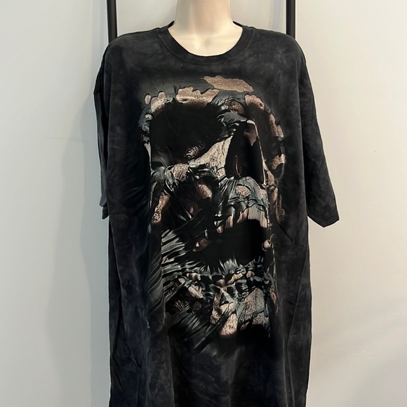 The Mountain Other - Skull The Mountain David Penfound 2011 T-shirt Cotton Men Adult Graphic Size 2XL